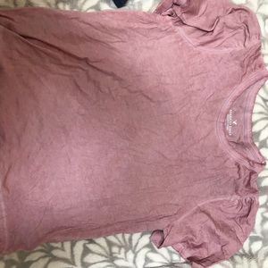 Pink light wash t-shirt